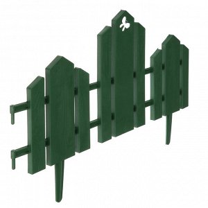 Заборчик декоративный "Чудный сад" (набор 5 секций), 34x4,5x19см, полипропилен