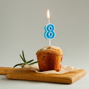 FNtastic Свеча для торта в форме цифр, парафин (0-9)