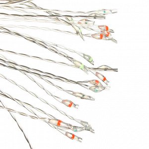 INBLOOM Фонарь садовый на солн.батарее Фейерверк 82см, 90LED*мульти, 1x1.2V Ni-MH AA 600mAh, металл