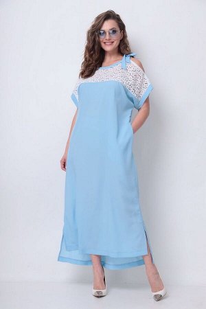 Платье / Michel chic 2063 светло-голубой