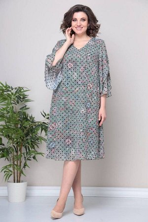 Платье / Moda Versal П2379 бирюза