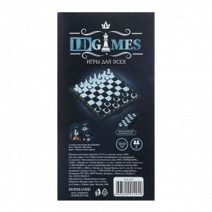 LDGames Шахматы магнитные дорожные 13х13см, пластик, металл, A001