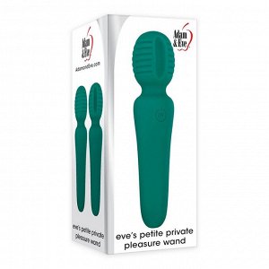 Зеленый мини-wand Eve s Petite Private Pleasure Wand - 14,8 см.