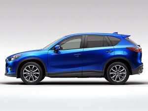 Ковры салонные 3D Mazda CX-5 (рычаг бензобака на полу) (2012-2017) левый руль