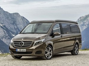 Ковры салон LUX 2 ряд Mercedes-Benz V-Class (W447.813)( 2014-) левый руль