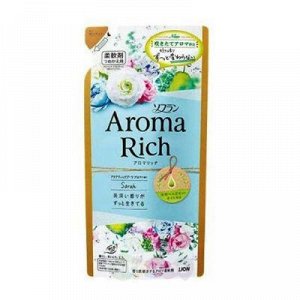 Кондиционер для белья "AROMA" (ДЛИТЕЛЬНОГО действия "Aroma Rich Sarah" / "Сара" с богатым ароматом натуральных масел "Сара" (аромат унисекс)) 400 мл, мягкая упаковка / 16