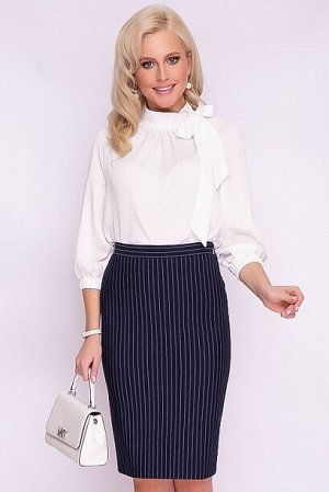 Юбка 2599 Юбка карандаш из трикотажного полотна в полоску.
30% вискоза 65% п/э,5% эластан
