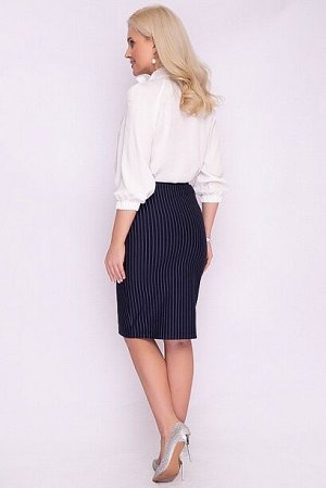 Юбка 2599 Юбка карандаш из трикотажного полотна в полоску.
30% вискоза 65% п/э,5% эластан