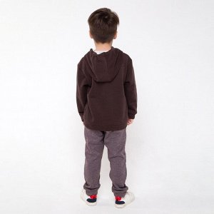 Комплект для мальчика А.1129-33, цвет коричневый, рост 128 см