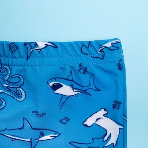 Плавки купальные для мальчика KAFTAN «Подводный мир» рост, цвет голубой
