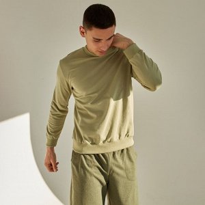Свитшот мужской MINAKU: Casual collection MAN цвет хаки