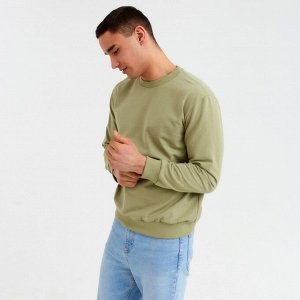 Свитшот мужской MINAKU: Casual collection MAN цвет хаки