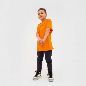 Футболка детская KAFTAN "Trendy", 38 (146-152), оранжевый