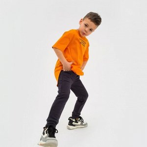 Футболка детская KAFTAN "Trendy" р.32 (110-116), оранжевый