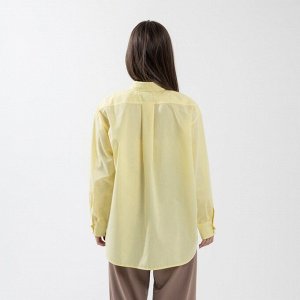 Рубашка базовая SL, оверсайз, лимонный