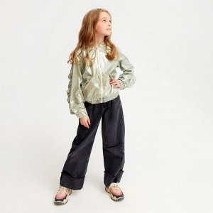 Жакет (бомбер) детский MINAKU: Casual Collection KIDS, зелёный.