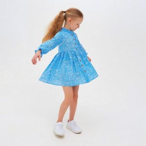 Платье для девочки MINAKU цвет голубой, рост 116