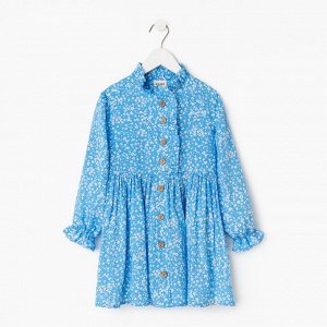 Платье для девочки MINAKU цвет голубой, рост 116