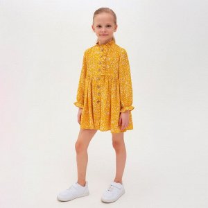 Платье для девочки MINAKU цвет желтый, р-р 98