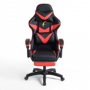 Кресло игровое SL™ DRAGON YS-900 черно-красное, с подставкой для ног