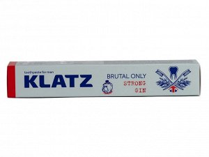Клатц Зубная паста для мужчин "Крепкий джин", 75 мл (Klatz, Brutal only)