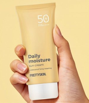 PrettySkin Daily Moisture Sun Cream SPF50+PA++++ Увлажняющий солнцезащитный крем, 70 мл