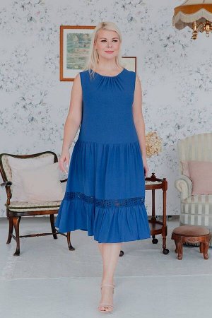 Блуза, Платье / ASV 2523 синий