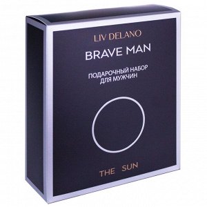Набор подарочный для мужчин: Гель д/душа+Шампунь д/всех типов волос "The Sun" "BRAVE MAN" LD 500мл.
