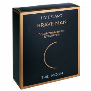 Набор подарочный для мужчин: Гель д/душа+Шампунь д/всех типов волос "The Moon" "BRAVE MAN" LD 500мл.