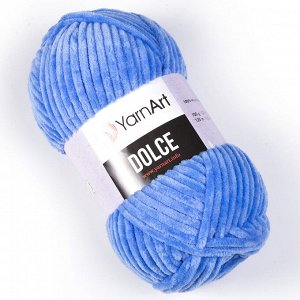 Пряжа YarnArt Dolce цвет №777 Ярко-голубой