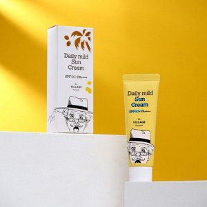 Солнцезащитный крем VILLAGE 11 FACTORY "Daily Mild Suncream", для ежедневного применения, SPF 50, 25 мл