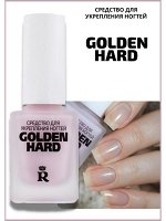 RELOUIS Лак для укрепления и роста ногтей Golden Hard с блестками золота, средство для укрепления, 11,6 г