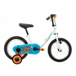 Детский велосипед от 3 до 5 лет прогулочный 14" petitblue 100 BTWIN