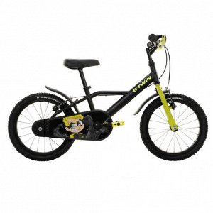 Детский велосипед от 4 до 6 лет прогулочный 16" heroboy 500 BTWIN