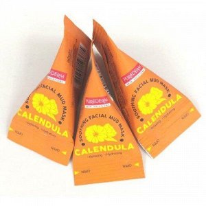 [Purederm]Грязевая маска для лица Purederm Calendla  Facial Mud Mask 12*20мл.