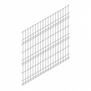 Временное ограждение ПРЕГРАДА ЭКО 2,64х1,5 м, ячейка 110х235 мм, d прута-3 и 4 мм, цинк