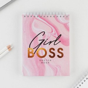 Скетчбук Girl boss А6, 80 л, 100 г/м