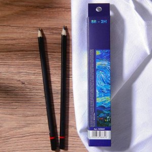 Набор чернографитных карандашей 12 шт Van Gogh