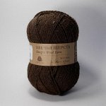 Пряжа Пехорка Овечья шерсть цвет №372 натуральный т.серый