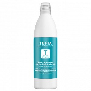 Тефия Бальзам для поврежденных и химически обработанных волос с маслом арганы и макадамии, 1000 мл (Tefia, Treats by Nature)