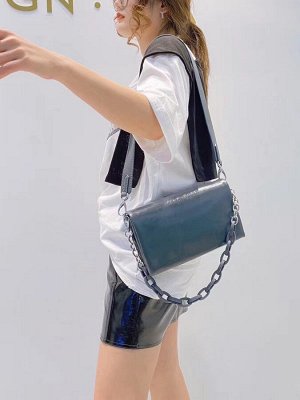 Женская сумка кросс-боди из натуральной кожи, цвет графит