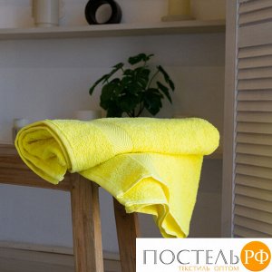 Махровое полотенце 70х140 см Dome Organic 400 г/м2, 1032 желтый
