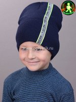 Шапка подростковая, подклад флис
