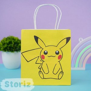 Подарочный пакет "Pikachu" S 20х18см