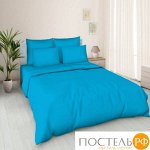 Простыня на резинке Поплин однотонный, 110 г/м, 120х200х20, бирюзовый - ПОД ЗАКАЗ