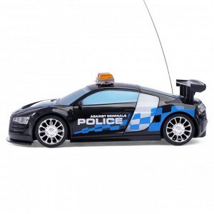 Машина радиоуправляемая «Полиция», масштаб 1:24, работает от батареек, световые эффекты