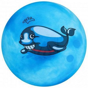 СИМА-ЛЕНД Мяч детский «Дельфинчики», d=25 см, 60 г, цвет синий