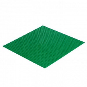 Пластина-основание для конструктора, 25,5 ? 25,5 см, цвет зелёный