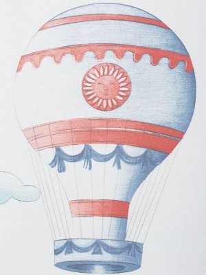 Фототюль Р21-01, белый с воздушными шарами  (add-102382)