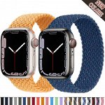 Плетеный нейлоновый ремешок для Apple Watch, 38 / 40 / 41 / 42 / 44 / 45 mm